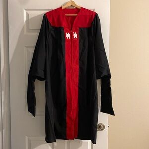 Graduation gown, cap, hood - University of Houston